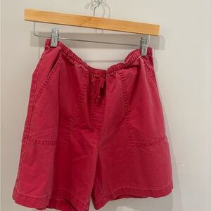 L.L. Bean Women's Red Cargo Shorts